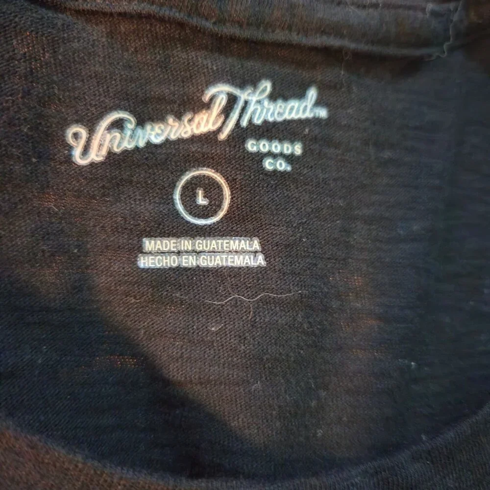 Universal Thread dress womens Large black tank midi sleeveless jersey NWT - Picture 3 of 7